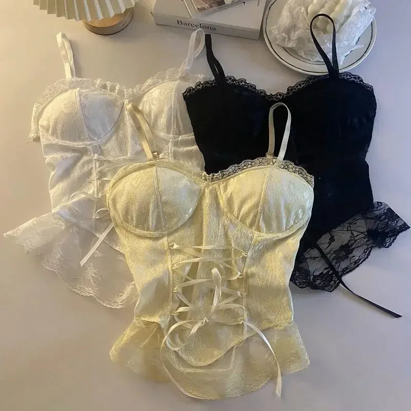 Women's Lace Crop Top Camisole