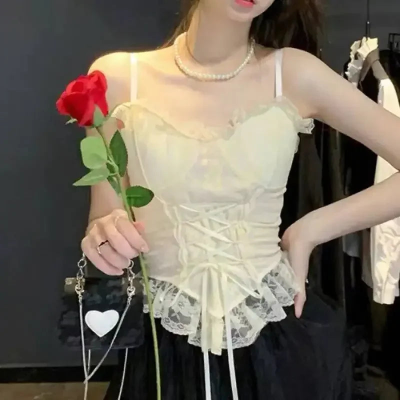 Women's Lace Crop Top Camisole