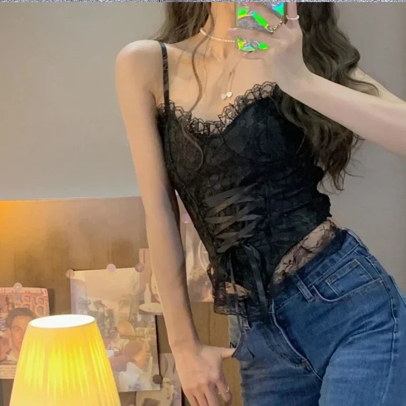 Women's Lace Crop Top Camisole